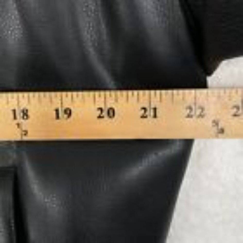 Vtg USA Jacket Mens Small Black Flag Big Letter Spellout *Read - Picture 13 of 16